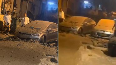 İran füzeleri İsrail'in kanalizasyon sistemini çökertti