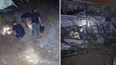 İran'ın vurduğu Petah Tikva'da hasar büyük