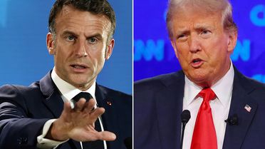 Macron'dan kendisini eşi üzerinden hedef alan Trump'a olay yanıt
