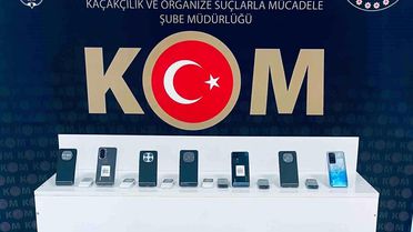Muş'ta Kaçak Telefon Operasyonu