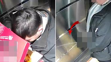 Önce siparişi yedi sonra idrarını yaptı! Kuryeye asla unutamayacağı ders