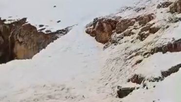 Şırnak'ta Çığ Yolunu Kapattı