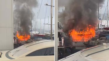 Eski kulüp başkanının yatı alev alev yandı