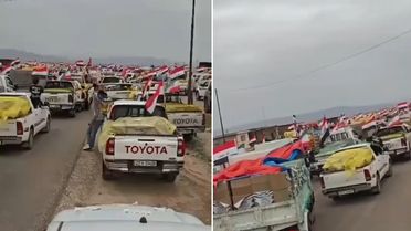 Irak'tan yardım kampanyası! Araçlar akın akın İran'a gidiyor
