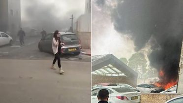 İran, İsrail ekonomisinin kalbini vurdu! Şehrin üstünü siyah dumanlar kapladı