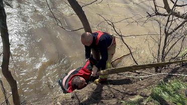 Edirne'de Nehirdeki Kurtarma Operasyonu