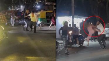 Tacize uğrayan 3 kadın sapığı evire çevire dövdü, çevredekiler film gibi izledi