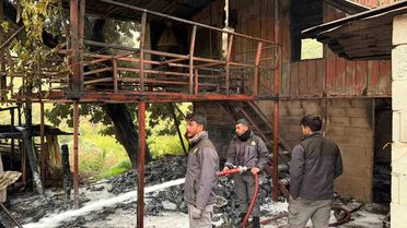 Alanya'da Müstakil Evde Yangın