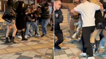 Bartın'da iki grup arasında 'Kıza laf attın' kavgası