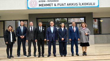 Aydın'da Yeni Okul İnşaatı İncelendi