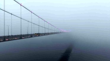 İstanbul'da Yoğun Sis Manzarası