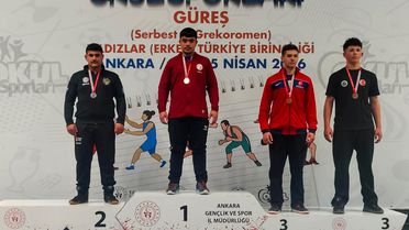 Manavgatlı güreşçi Umut Altay Türkiye ikincisi oldu