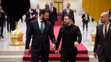 Zelenskiy, Suriye'de Üçlü Görüşme Yaptı