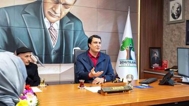 Şehit ailelerinden Başkan Yılmaz'a destek ziyareti