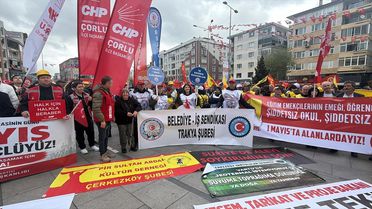 Çorlu'da 1 Mayıs Coşkusu
