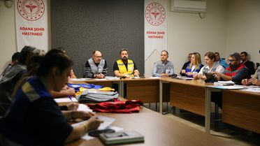 Adana Hastanesi'nde KBRN Tatbikatı Gerçekleştirildi