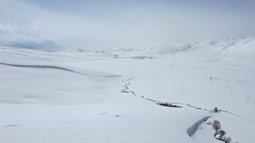 Ağrı Dağları Baharda Karla Kaplandı