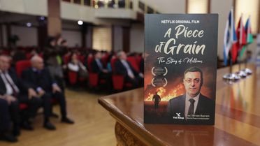 Serkan Bayram, 'Buğday Tanesi'ni Azerbaycan'da Tanıttı