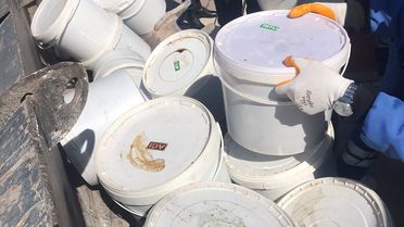 Aksaray'da 4 Ton Kaçak Gıda İmha Edildi