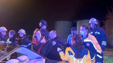 Alkollü Sürücü Kazada Hurdaya Döndü