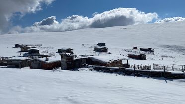 Amasya'da Beyaz Bir Manzara
