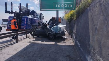 Otoyolda Kaza: Ulaşım Aksadı