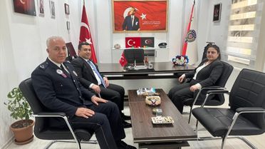 Savcı ve Komisyon Başkanı Emniyet Müdürü'nü Ziyaret Etti