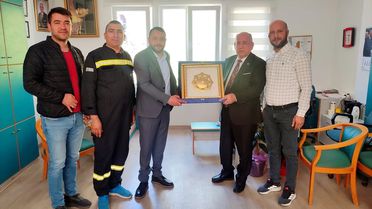 Hüseyin Ar, Beypazarı'ndaki Oda Başkanlarını Ziyaret Etti