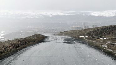 Ardahan'da Kar Yağışı Etkili Oldu