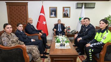 Artvin Emniyet Müdürlüğü'nden Vali Ergün'e ziyaret