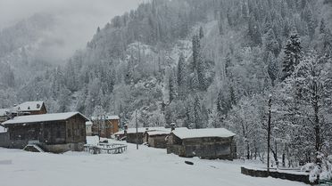 Ayder Yaylası'nda Kar Keyfi