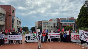ADÜ Öğrencilerinden Filistin İçin Protesto