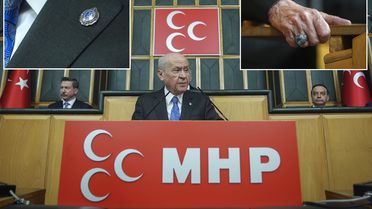 Bahçeli'nin yüzüğü ve rozeti dikkat çekti! İşte anlamı