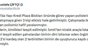 İstanbul'da Silahlı Çatışma: 3 Terörist Etkisiz Hale Getirildi