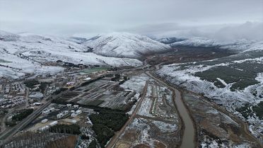 Bayburt ve Trabzon'da Kar Yağışı Etkili Oldu