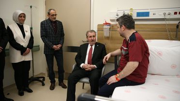 BBP Başkanı Destici, Yaralı Kaymakamı Ziyaret Etti