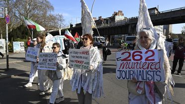 Berlin'de Filistin'e Destek Gösterisi