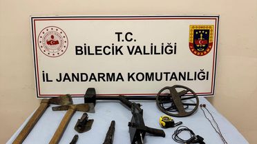 Bilecik'te Kaçak Kazı Operasyonu