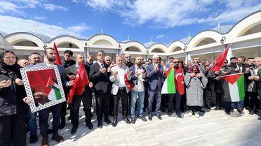 İsrail'in Soykırımı Protesto Edildi