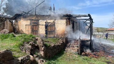 Boğazkale'de Yangın: Ev Kullanılamaz Hale Geldi