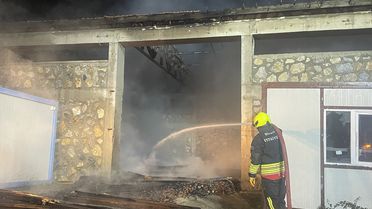 Bolu'da Depo Yangını Kontrol Altına Alındı