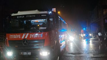 İnegöl'de Fabrikada Yangın Çıktı