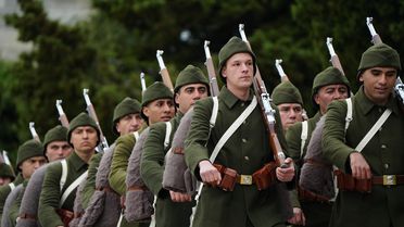Çanakkale Kara Savaşları'nın 111. yıl dönümü törenlerinin provası yapıldı