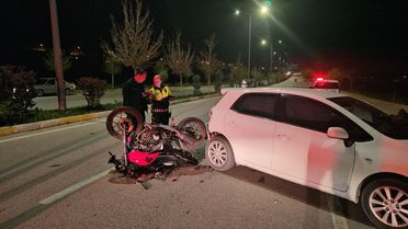 Çorum'da Motosiklet Kazası: 1 Yaralı