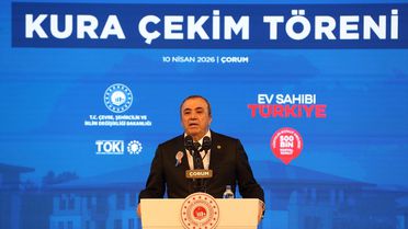 Çorum'da 2867 Konut için Kura Çekildi