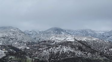Çorum'da Nisan Ayında Kar Yağışı