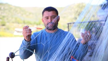 Dolu Barajda Balıkçılar Umutlu