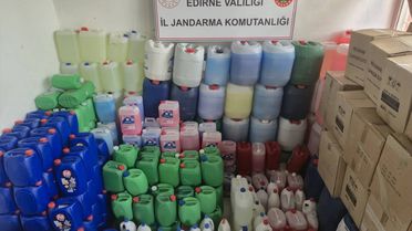 Edirne'de 4.613 Litre Sahte Deterjan Ele Geçirildi