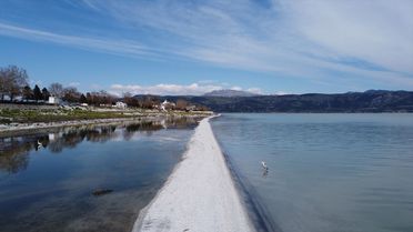 Eğirdir Gölü'nde Doğal Yürüyüş Yolu