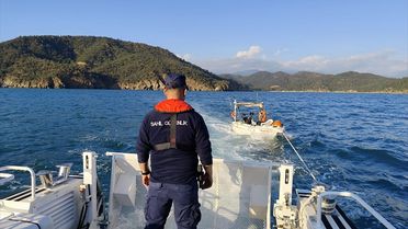 Fethiye'de Sürüklenen Tekne Kurtarıldı